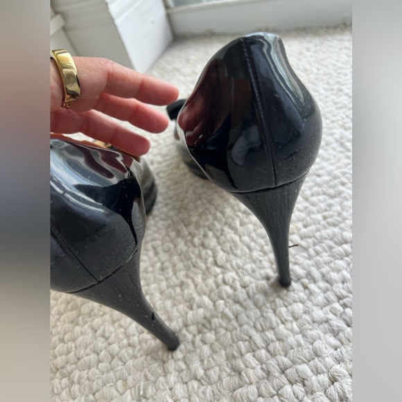 Salvatore Ferragamo Vara Bow Patent Pumps Sz 8.5 - Picture 7 of 12